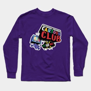 Saturday Morning Cartoon Club 2 Long Sleeve T-Shirt